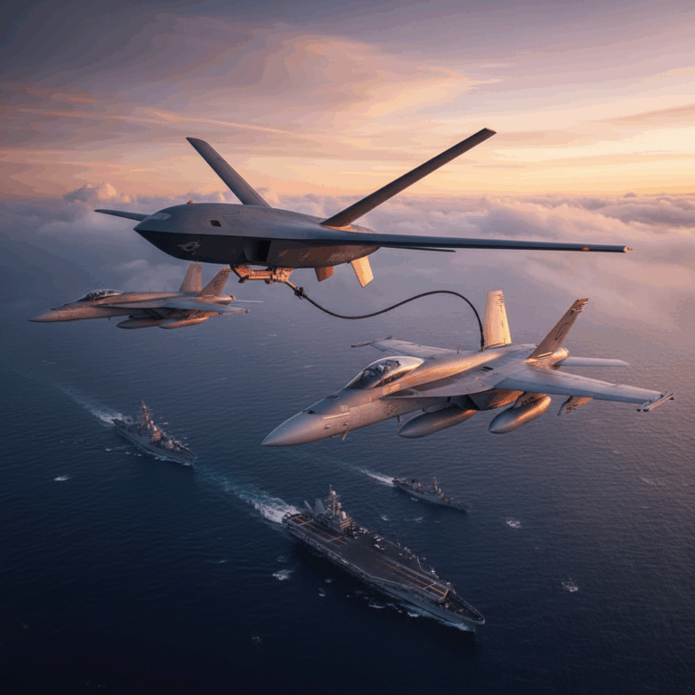 Navy Completes Unmanned Aerial Refueling Mission