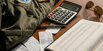 Military Pilot Pay by Rank and Years of Service